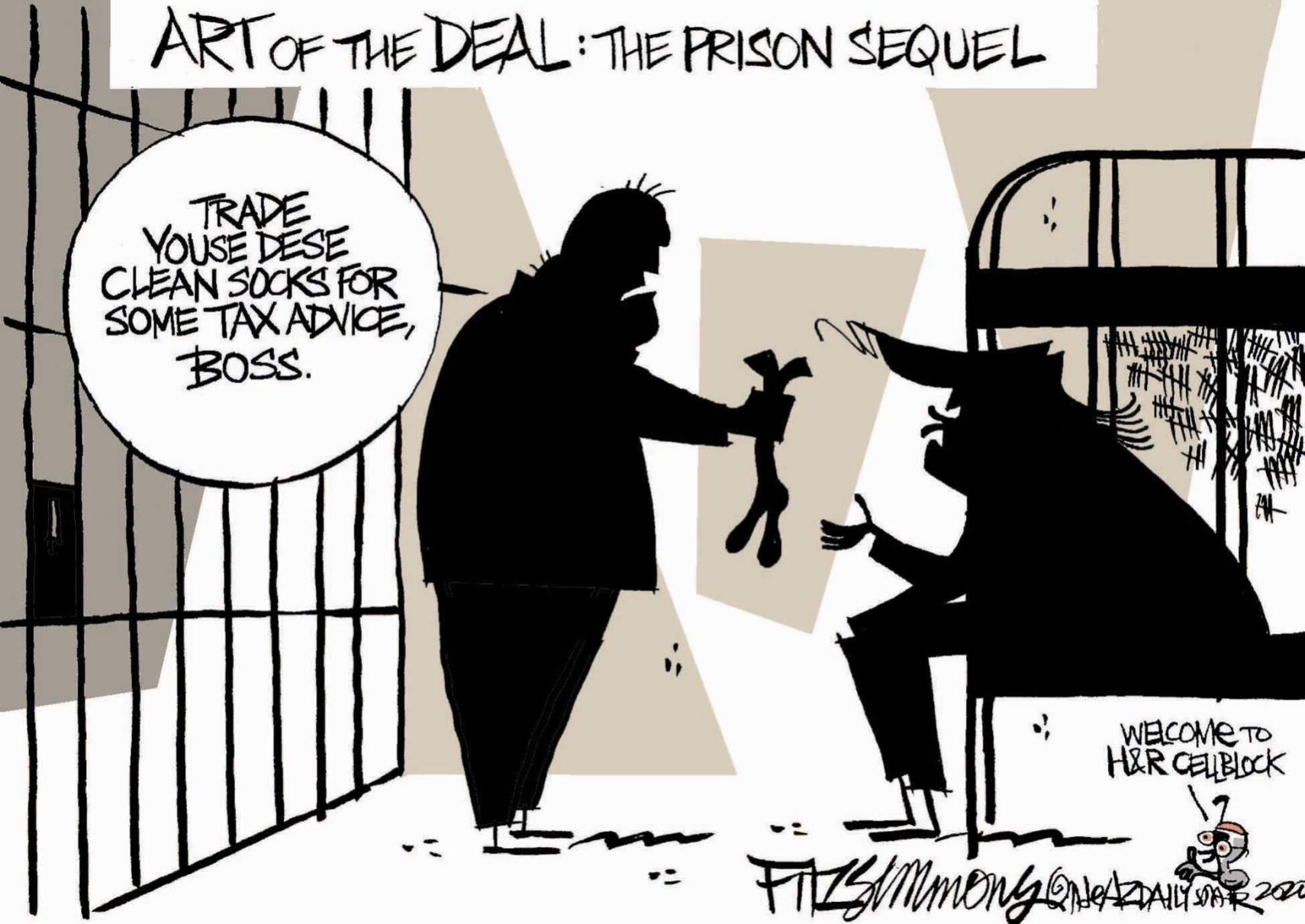 Daily Fitz Cartoon: Taxing time
